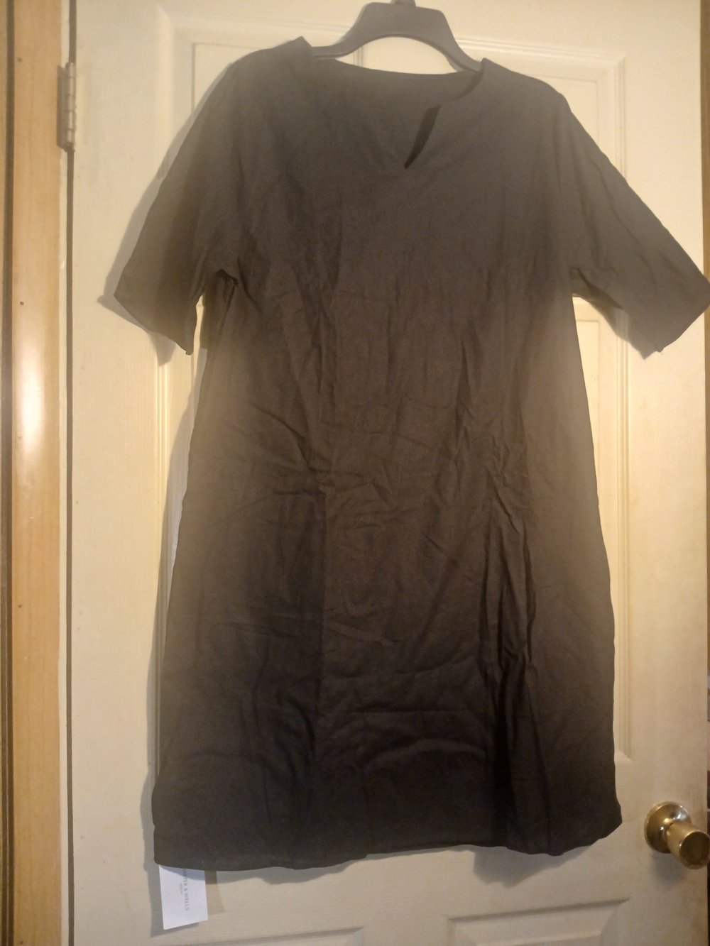 Classic Black Midi Dress - Comfortable Everyday Style